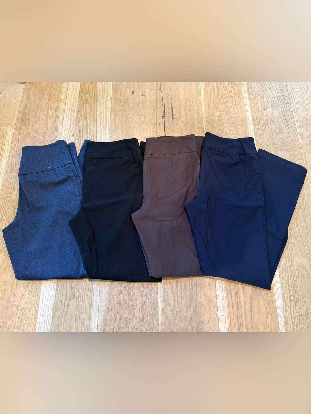 S.C. & Co. Dress Pants with tummy control - bundle of 4